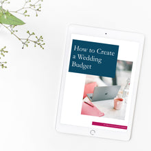 Load image into Gallery viewer, How to Create a Wedding Budget